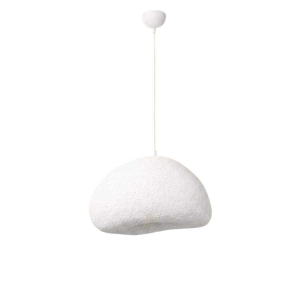 Opviq Pendelleuchte
weiß Metall Fiberglas B/T/L: ca. 42x40x42 cm E27 1 Brennstellen