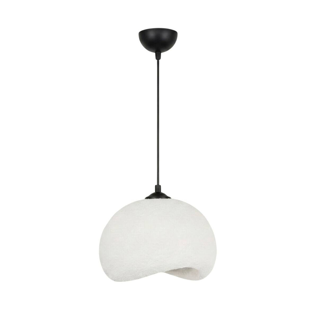 Opviq Pendelleuchte Yontu-15850-B
weiß schwarz Polyester-Mischgewebe Metall B/H/L: ca. 29x120x34 cm E27 1 Brennstellen
