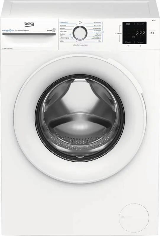 Beko BM3WFU3741W Waschmaschine, 1 – 7 kg, 1400 U/min – weiß Standgerät, EEZ: A