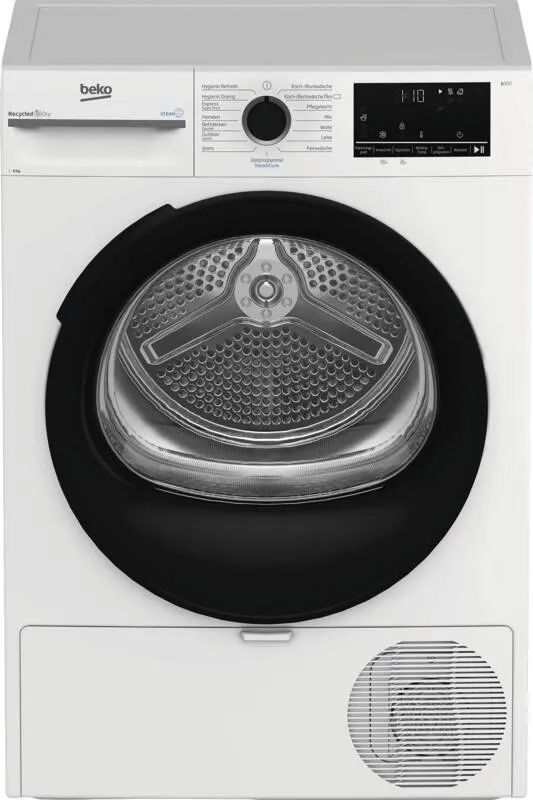 Beko BM3T48249W Wärmepumpentrockner, 1 – 8kg, Weiß Standgerät, EEK:C