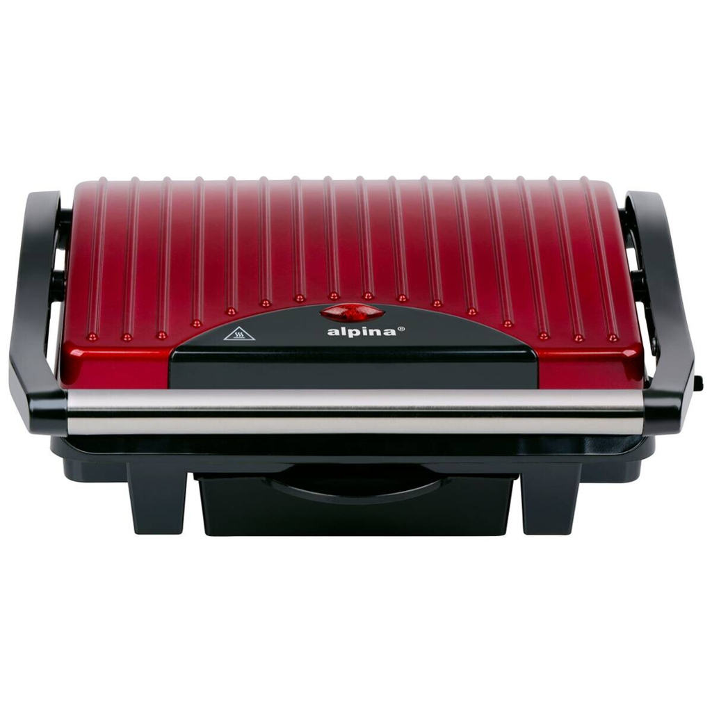 POCO Kontaktgrill rot B/H/L: ca. 11,5x29,5x32,5 cm