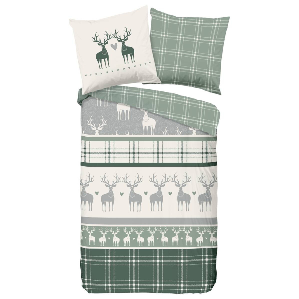 Good Morning Baumwoll Bettwäsche Bjirk Flanell
