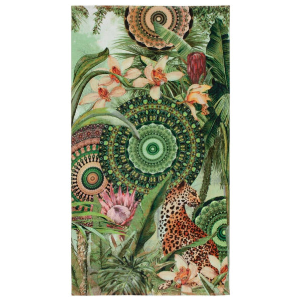 HIP Strandtuch Abhita grün Baumwolle B/L: ca. 100x180 cm