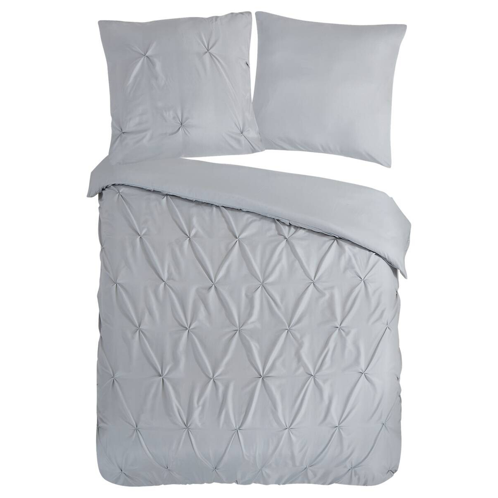 Pure Microfaser Bettwäsche Elegance silber Polyester B/L: ca. 155x220 cm