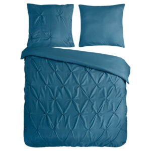 Pure Microfaser Bettwäsche Elegance petrol Polyester B/L: ca. 200x200 cm