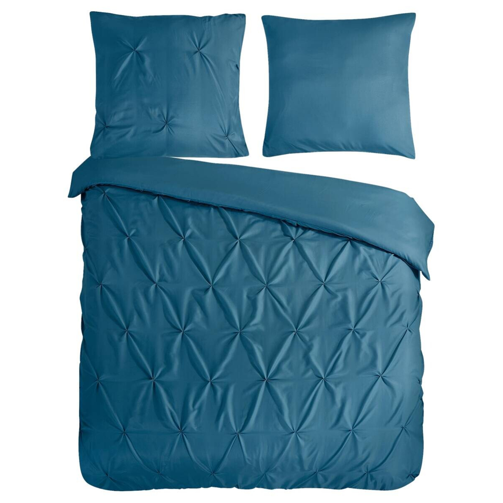 Pure Microfaser Bettwäsche Elegance petrol Polyester B/L: ca. 200x200 cm