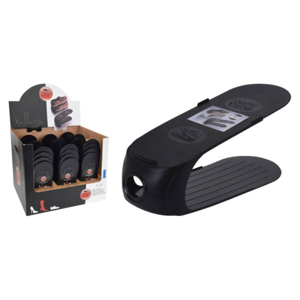 Schuh-Organizer
schwarz Kunststoff B/H/L: ca. 10,5x15x26 cm