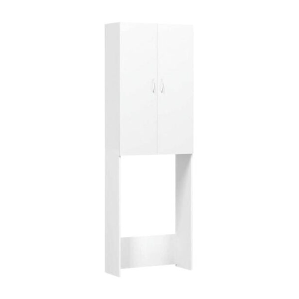 vidaXL Waschmaschinenschrank
weiß B/H/T: ca. 64x190x25,5 cm