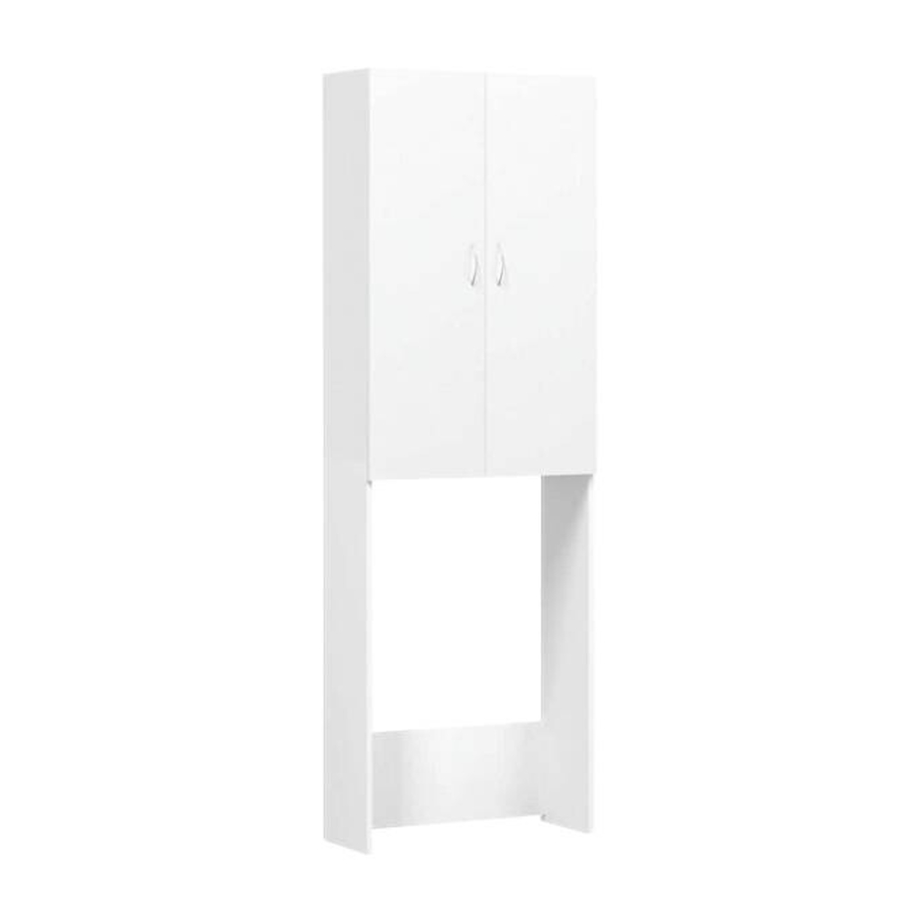 vidaXL Waschmaschinenschrank
weiß B/H/T: ca. 64x190x25,5 cm