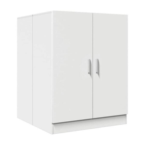 vidaXL Waschmaschinenschrank
weiß B/H/T: ca. 71x91,5x71,5 cm