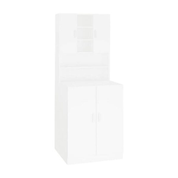 vidaXL Waschmaschinenschrank
weiß B/H/T: ca. 71x181,5x71,5 cm