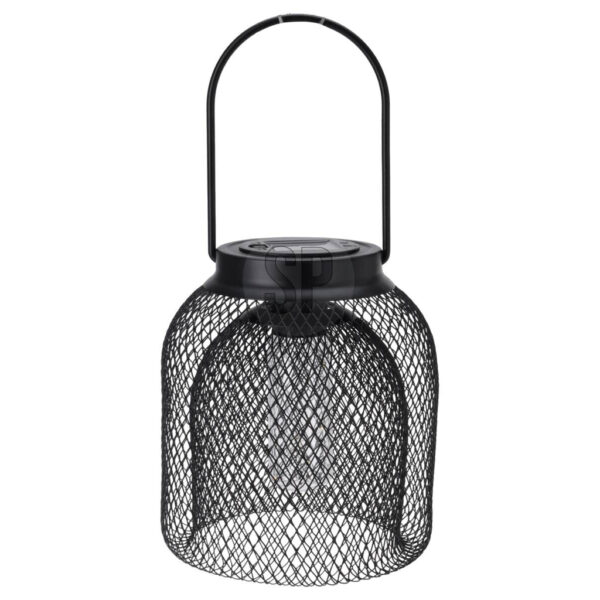 8720573469326 Solarlaterne
schwarz Metall B/H/L: ca. 16,5x16,5x20,5 cm