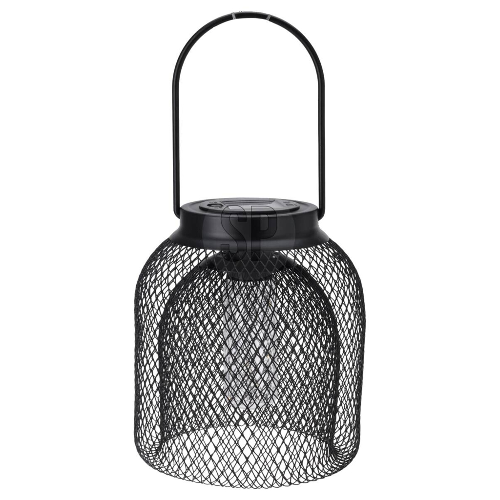 Solarlaterne
schwarz Metall B/H/L: ca. 16,5×16,5×20,5 cm