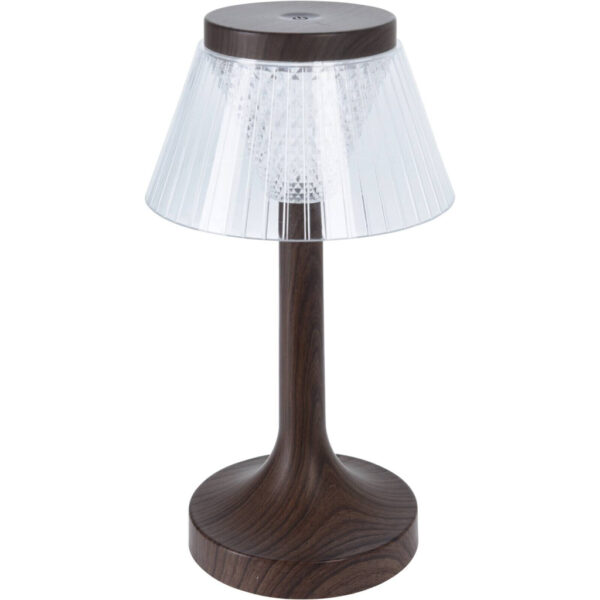 LED-Tischleuchte
braun Kunststoff H/D: ca. 27,5x15 cm