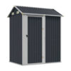 VidaXL Gartenhaus anthrazit B/H/T: ca. 192x237x152,5 cm VidaXL Gartenhaus anthrazit B/H/T: ca. 192x237x152,5 cm