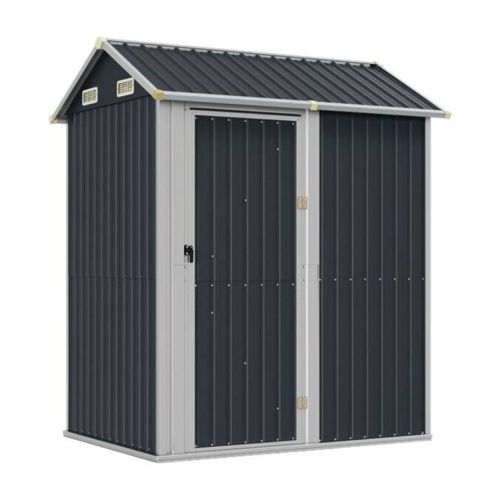 VidaXL Gartenhaus anthrazit B/H/T: ca. 192x237x152,5 cm