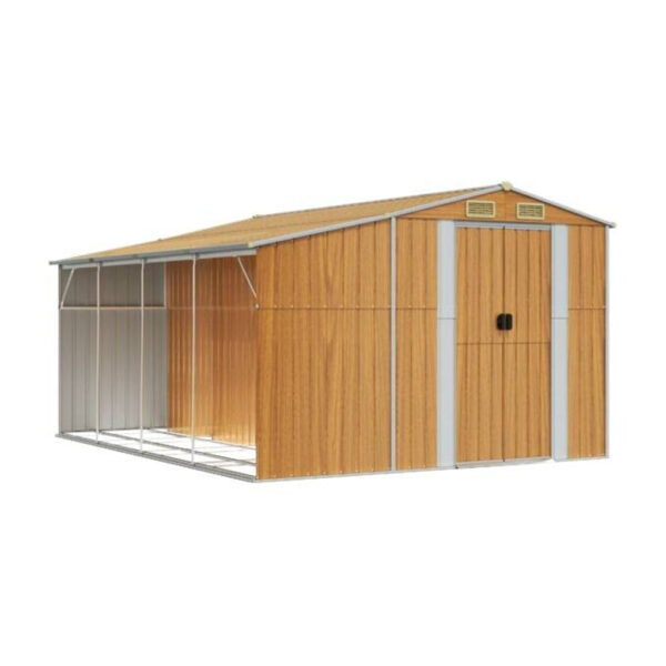 VidaXL Gartenhaus braun B/H/T: ca. 277x179x365,5 cm VidaXL Gartenhaus braun B/H/T: ca. 277x179x365,5 cm