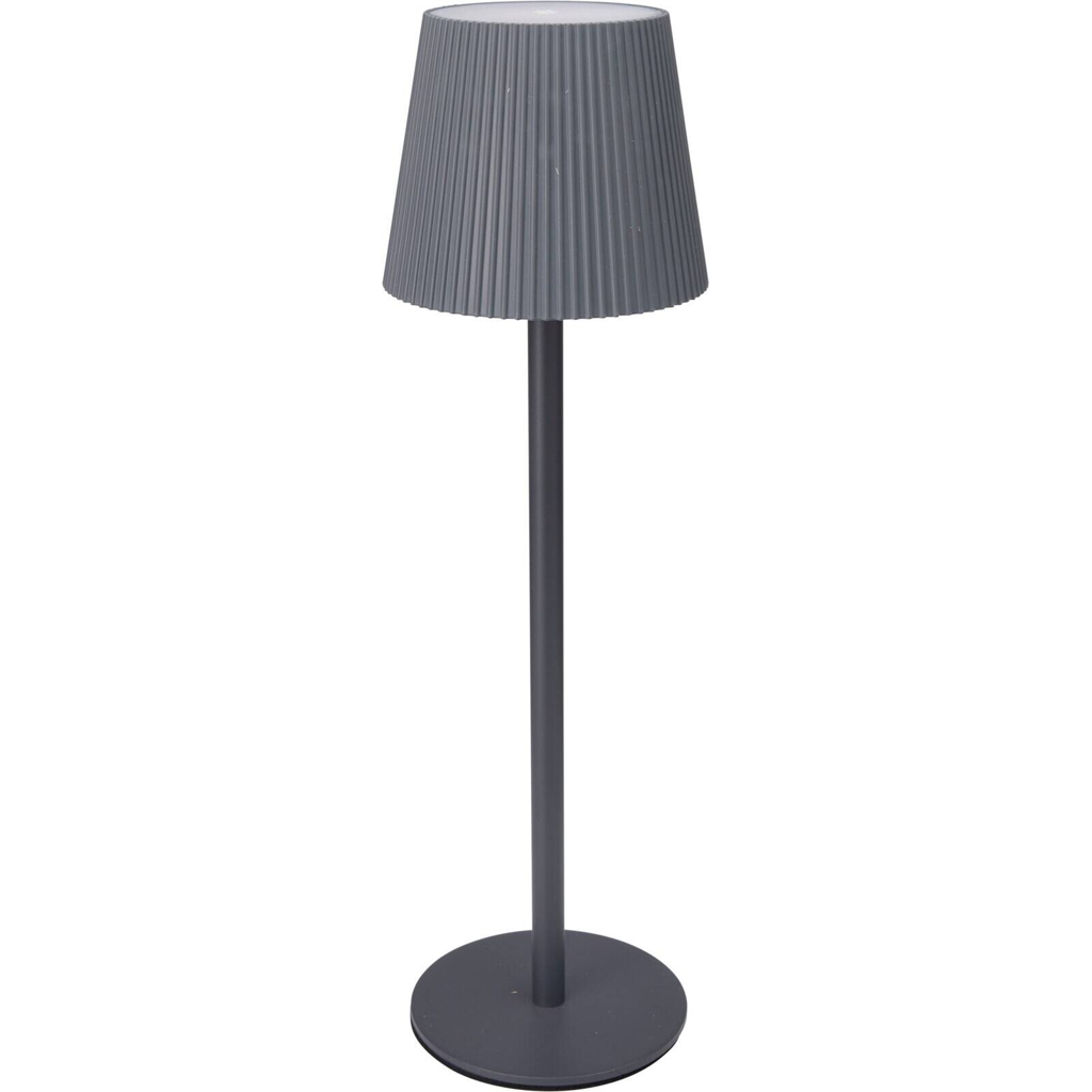 LED-Tischleuchte
grau Eisen H/D: ca. 36×10,5 cm