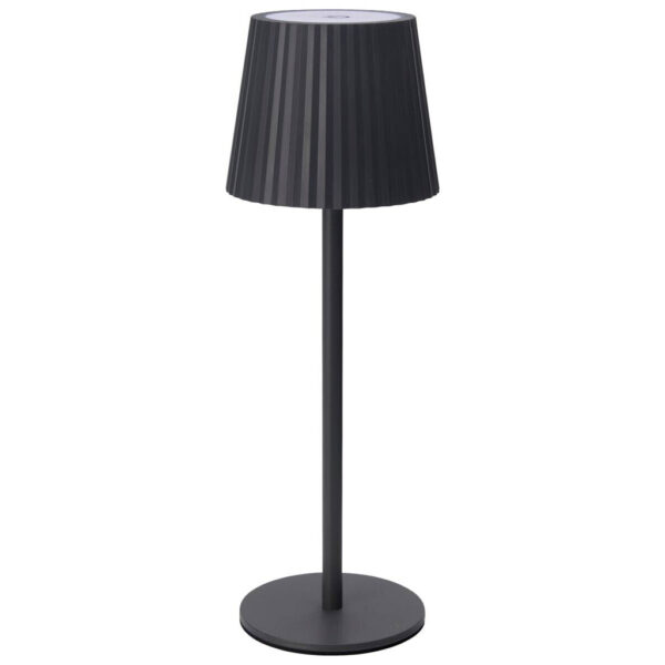 Tischlampe
grau Kunststoff B/H/L: ca. 9,3x9,3x28 cm