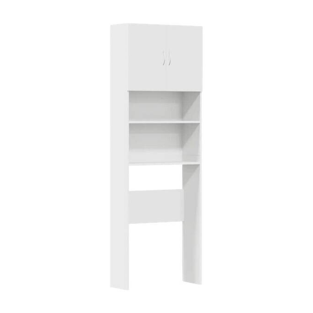 vidaXL Waschmaschinenschrank
weiß B/H/T: ca. 64x190x24 cm