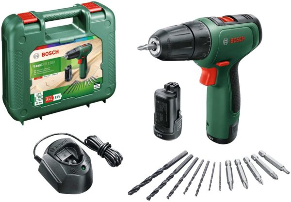 Bosch Home & Garden Akku-Schrauber EasyDrill 1200, 1500 U/min, 30 Nm, mit 2 Akkus und Ladegerät Bosch Home & Garden Akku-Schrauber EasyDrill 1200, 1500 U/min, 30 Nm, mit 2 Akkus und Ladegerät