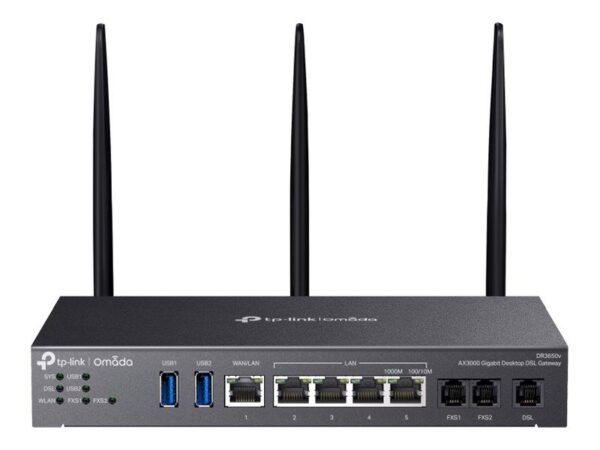 8885020626759-1 TP – LINK Omada DR3650v V1 – Gateway – 1GbE – Wi – Fi 6
