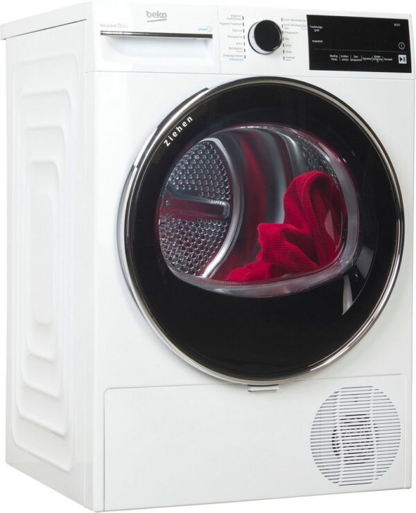 Beko B3T42240S Wärmepumpentrockner mit Innenraumbeleuchtung, 1 – 8kg, Weiß Standgerät, EEK:C Beko B3T42240S Wärmepumpentrockner mit Innenraumbeleuchtung, 1 – 8kg, Weiß Standgerät, EEK:C