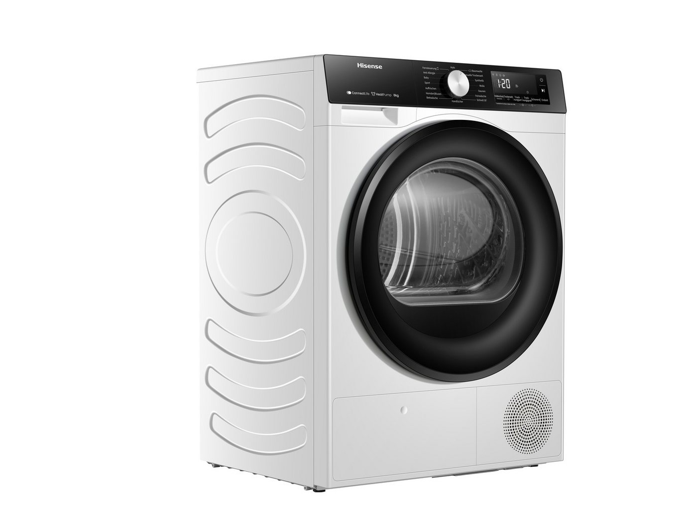 Hisense Wärmepumpentrockner 3S Serie DH3S802BW3, 8kg Fassungsvermögen