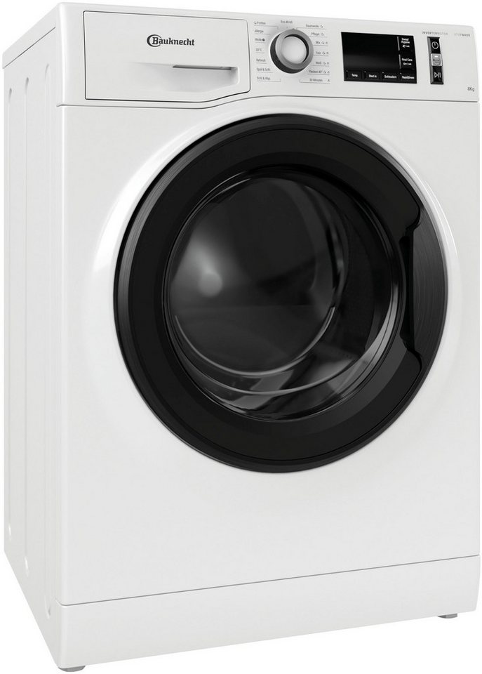 BAUKNECHT Waschmaschine WM Pure 8AA, 8 kg, 1400 U/min