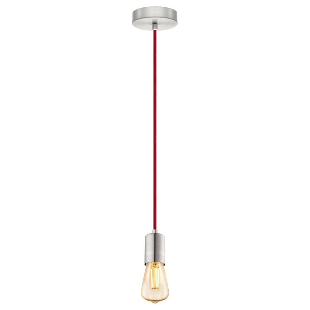 Eglo Pendelleuchte Yorth
silber Metall Stahl B/H/L: ca. 10x200x10 cm E27 1 Brennstellen