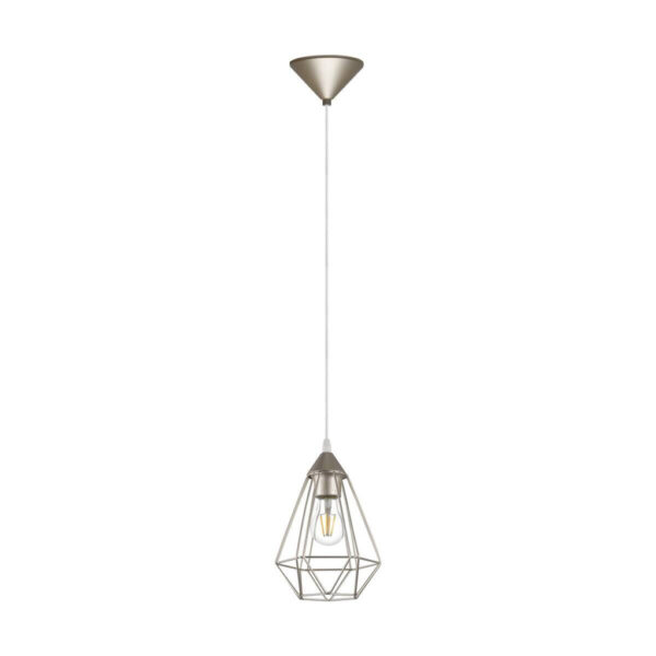 Eglo Pendelleuchte
Chrom Kunststoff Metall B/H/L: ca. 17,5x110x17,5 cm E27 1 Brennstellen