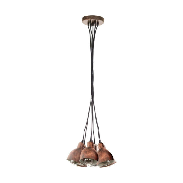 9002759494940 Eglo Pendelleuchte Priddy
Kupfer Metall B/H/L: ca. 38,5x110x38,5 cm E27 7 Brennstellen