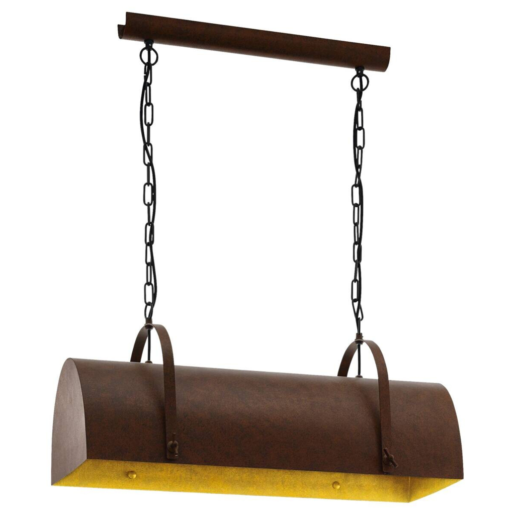 Eglo Pendelleuchte Deerhurst
braun Stahl B/H/L: ca. 28x110x70 cm E27 2 Brennstellen