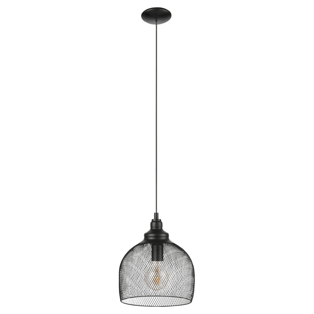 Eglo Pendelleuchte Straiton
schwarz Metall B/H/L: ca. 28x110x28 cm E27 1 Brennstellen