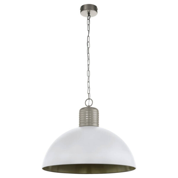 9002759497576 Eglo Pendelleuchte Coldridge
grau Metall B/H/L: ca. 65x149x65 cm E27 1 Brennstellen