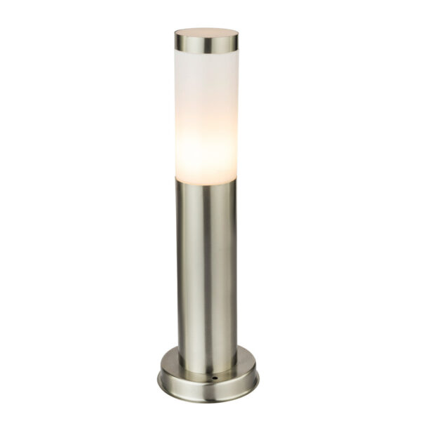 Außenstandleuchte 3158LED
stahlfarbig Opal H/D: ca. 45x12,7 cm