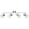 POCO Spotbalken B/H/L: ca. 9,3x15x60 cm E14 4 Brennstellen