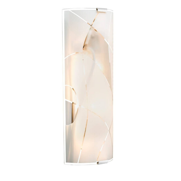 9007371338283 GLOBO Wandleuchte
weiß Glas Metall B/H: ca. 36x15 cm E27 2 Brennstellen