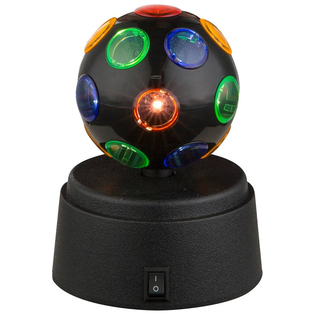 GLOBO Tischleuchte DISCO 28017
schwarz multicolor Kunststoff H/D: ca. 12×9 cm