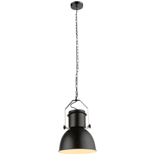 GLOBO Pendelleuchte
schwarz Metall H/D: ca. 120x26,5 cm E27 1 Brennstellen