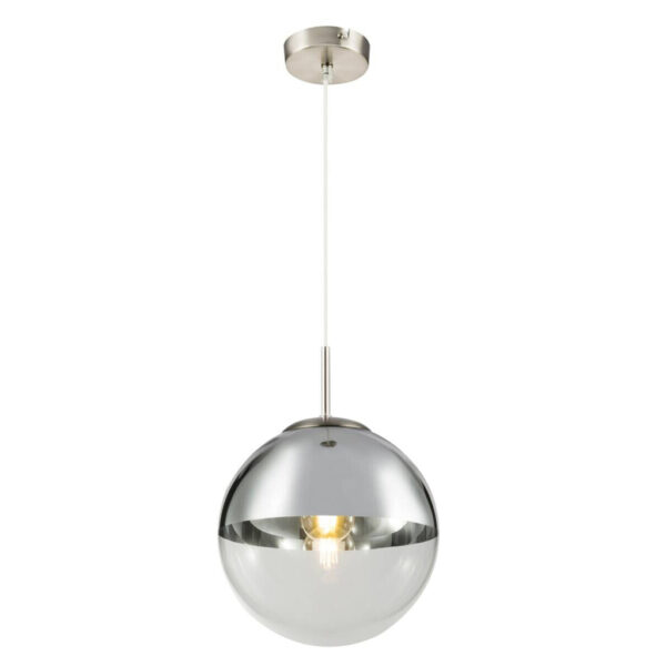 GLOBO Pendelleuchte
nickel matt Metall H/D: ca. 120x25 cm E27 1 Brennstellen