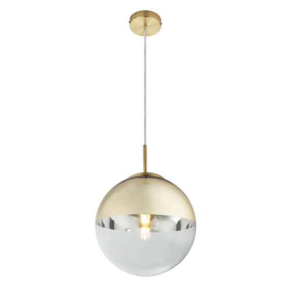 GLOBO Pendelleuchte
gold Metall H/D: ca. 120x25 cm E27 1 Brennstellen