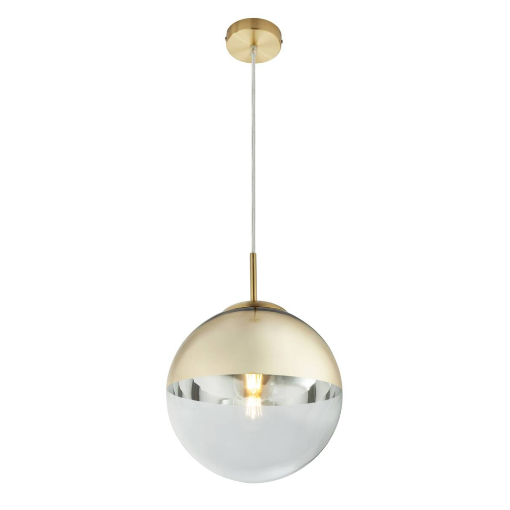 GLOBO Pendelleuchte
gold Metall H/D: ca. 120×25 cm E27 1 Brennstellen