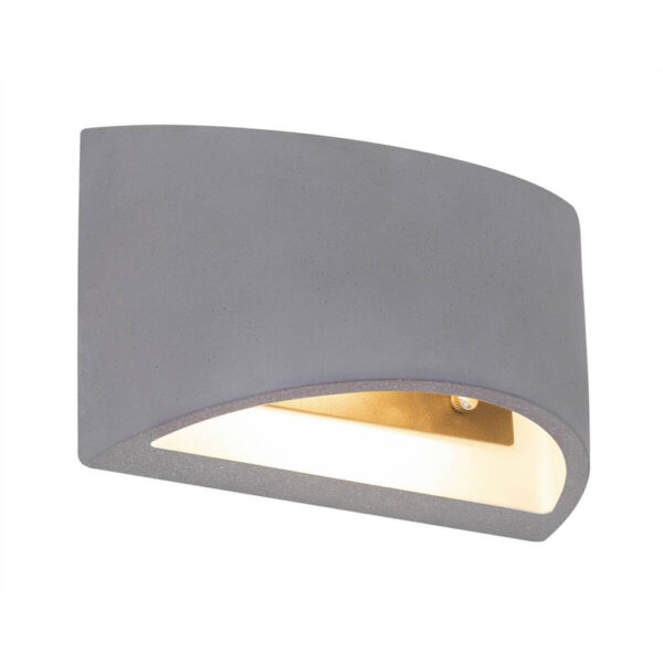 9007371392391 GLOBO Wandleuchte
grau Beton B/H: ca. 20x12 cm 1 Brennstellen