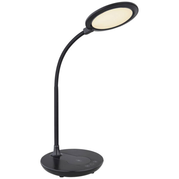 GLOBO Tischleuchte REGINA 58403
schwarz Kunststoff B/H/L: ca. 17x54x33 cm