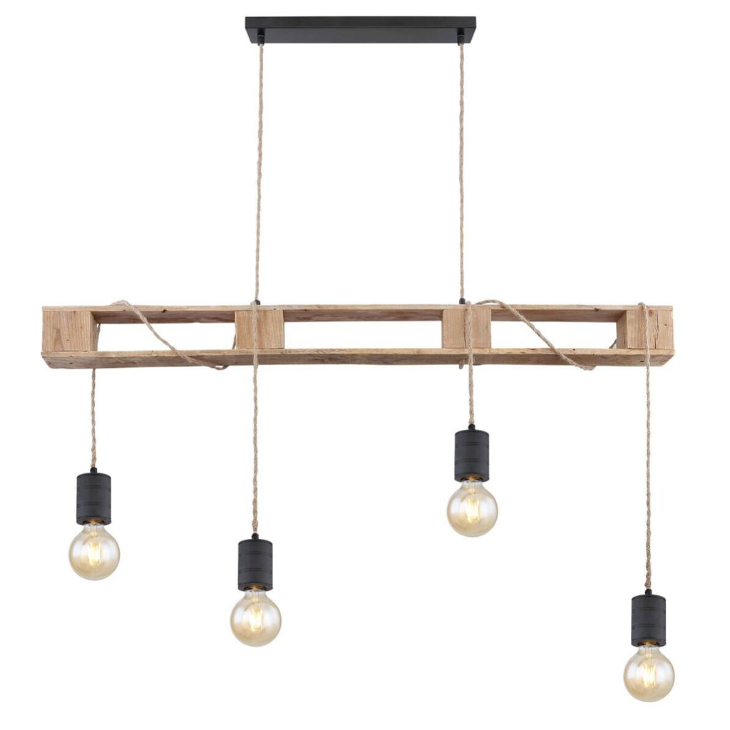 POCO Pendelleuchte B/H/L: ca. 10x121x120 cm E27 4 Brennstellen