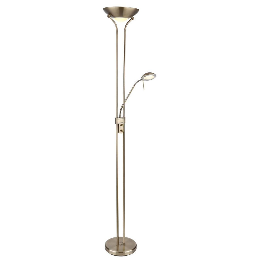 GLOBO Stehlampe
altmessing Metall H/D: ca. 180×25,5 cm