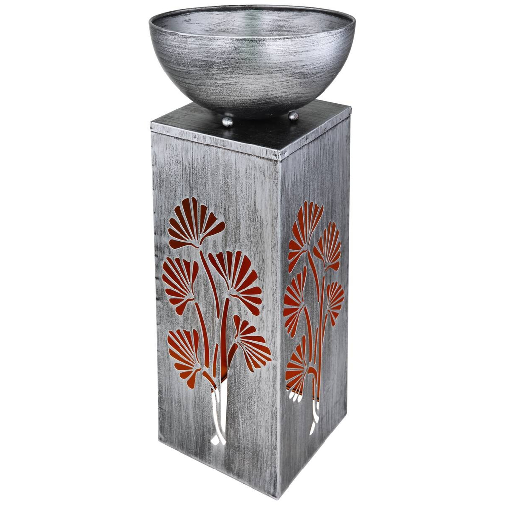 Solarleuchte Gnko 3384S
silber B/H/T: ca. 25x59x25 cm