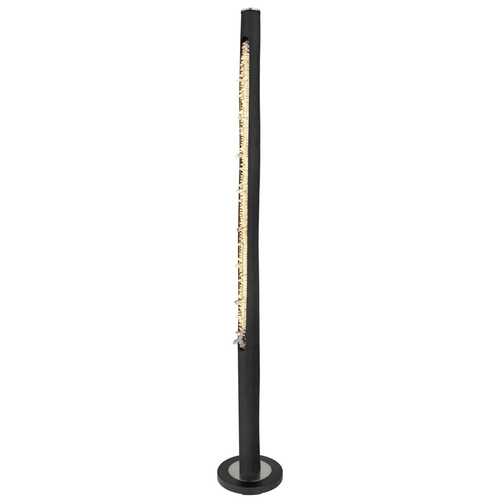 GLOBO Stehlampe FELICITAS 15354-15SN
schwarz nickel matt Holz Metall Acryl H/D: ca. 151×23 cm
