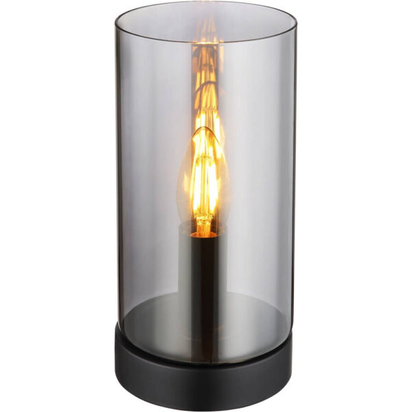 9007371435210 GLOBO Tischleuchte
schwarz Metall H/D: ca. 22,5x11 cm E14 1 Brennstellen